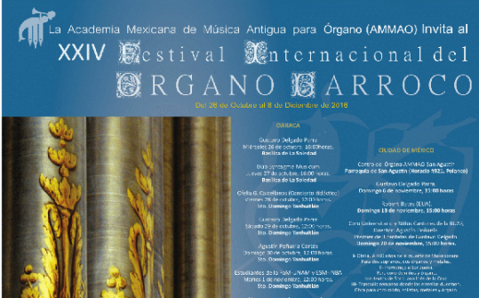 Festival Internacional del Órgano Barroco 2017